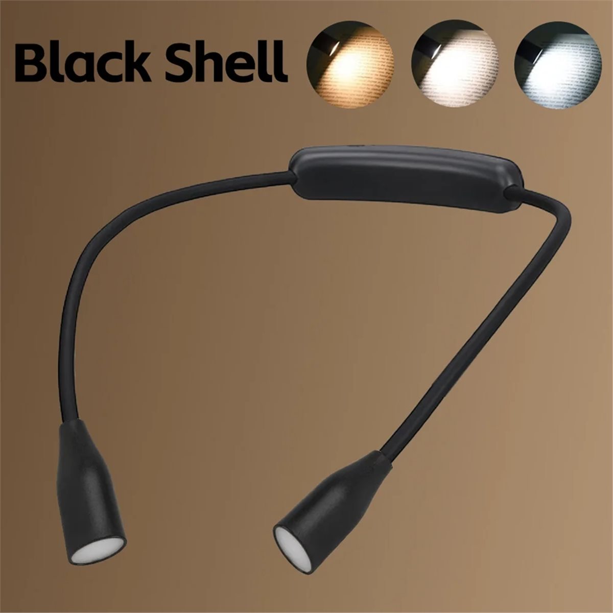 Book Light Flexible - Luz de Leitura para Pescoço DT283
