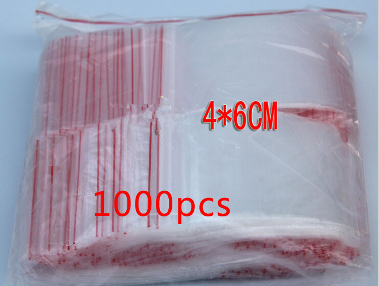 Travel Router Accessories - 1000 pçs 4x6cm pe transparente sacos