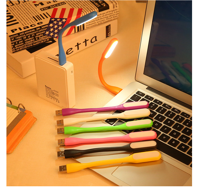 Book Light Flexible - Lâmpada de led usb de metal