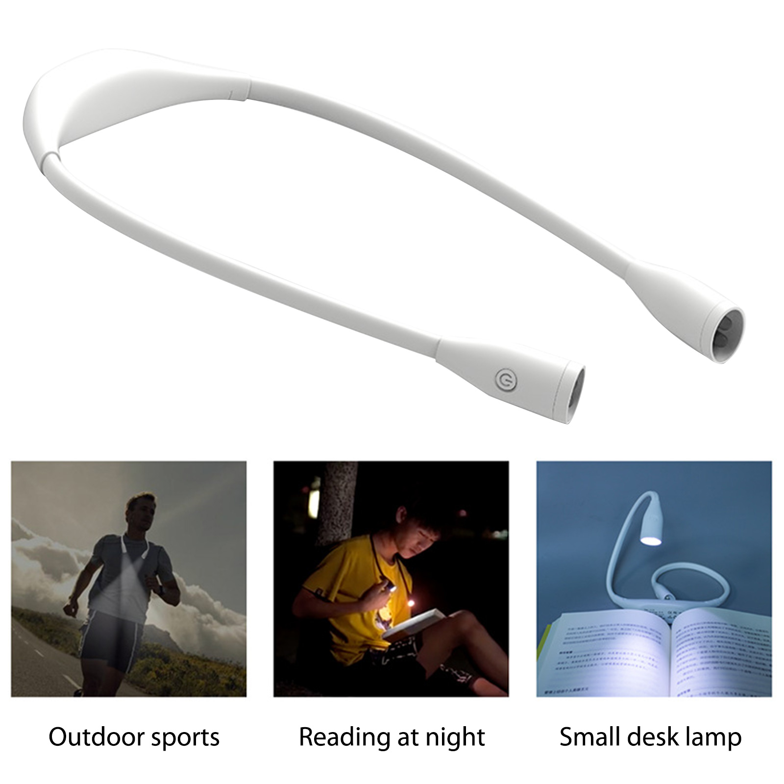 Recarregável led pescoço luzes - Book Light Flexible avaliação e preço