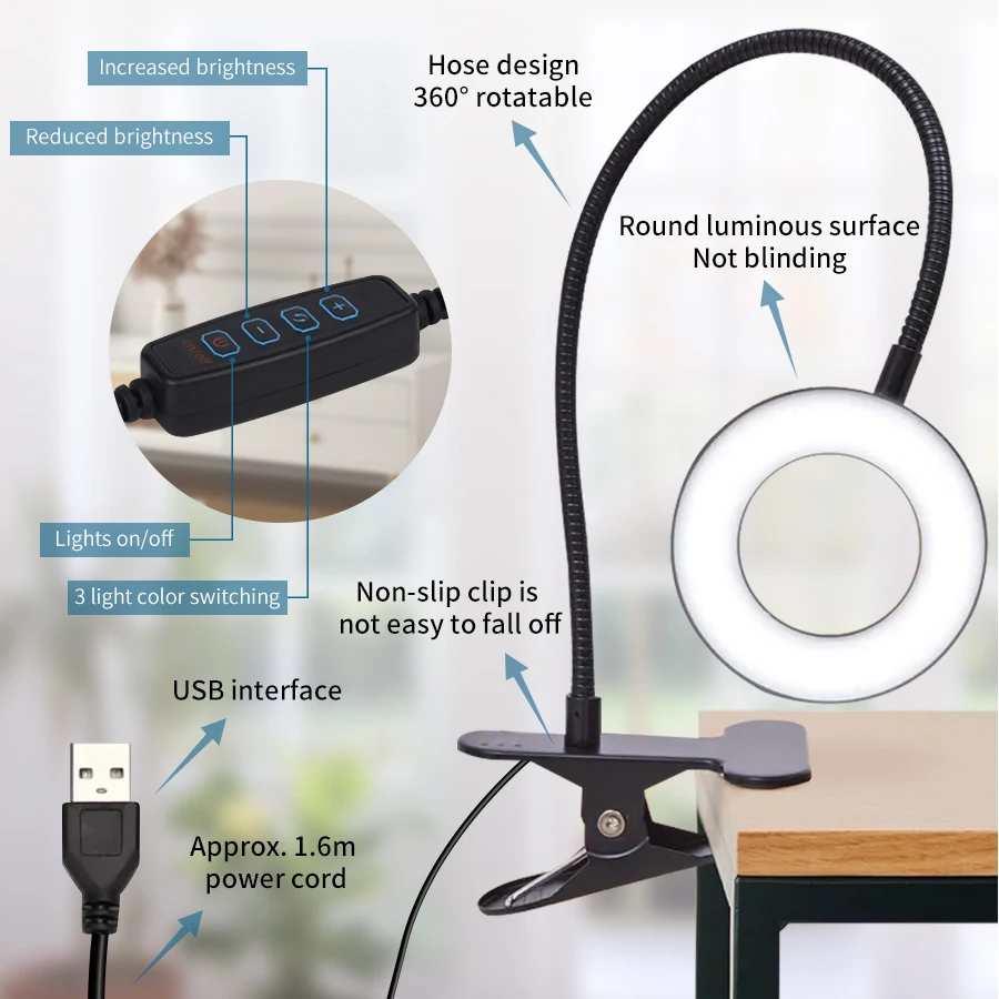 48 LEDs Clipe na lâmpada de me - Book Light Flexible avaliação e preço