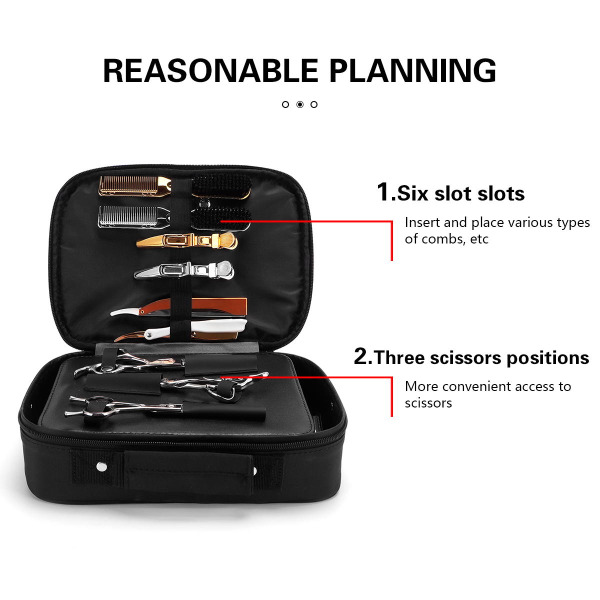 Preto barbeiro elétrico clippe - Travel Router Accessories avaliação e preço