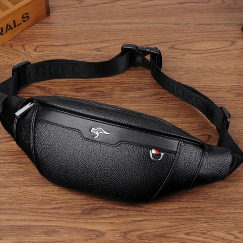 Bolsa de Cintura de Couro para - Travel Accessories For Men avaliação e preço