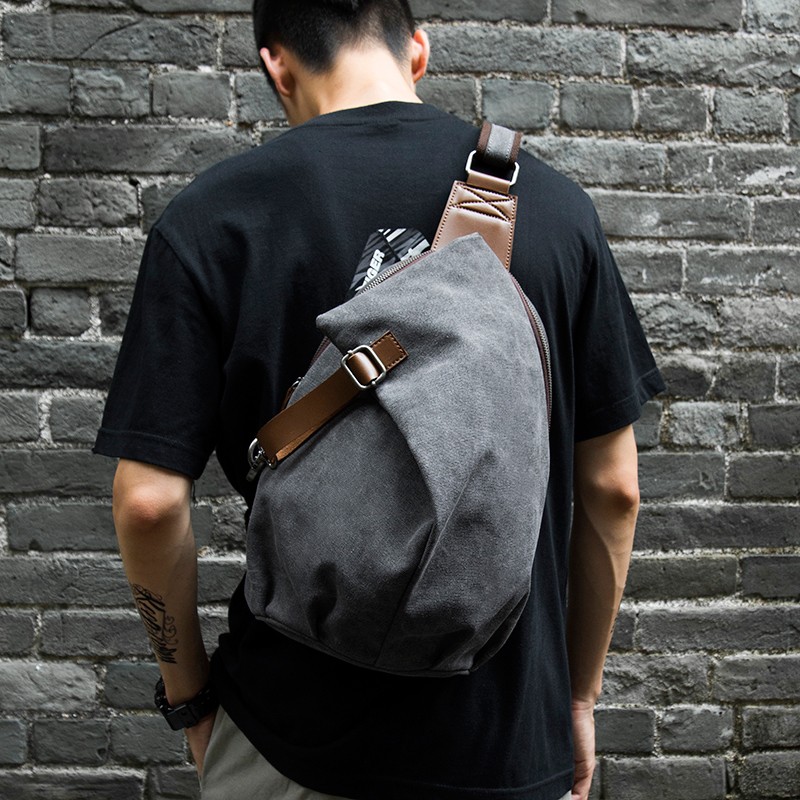 Mochila de Lona Retro de Grand - Travel Accessories For Men avaliação e preço