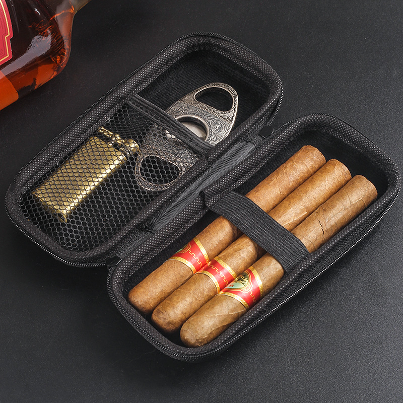 1pc portátil charuto caso de v - Travel Accessories Bag avaliação e preço