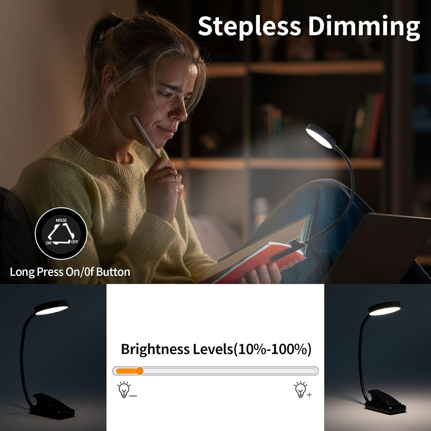 Luz de Leitura USB Recarregáve - Book Light Flexible avaliação e preço