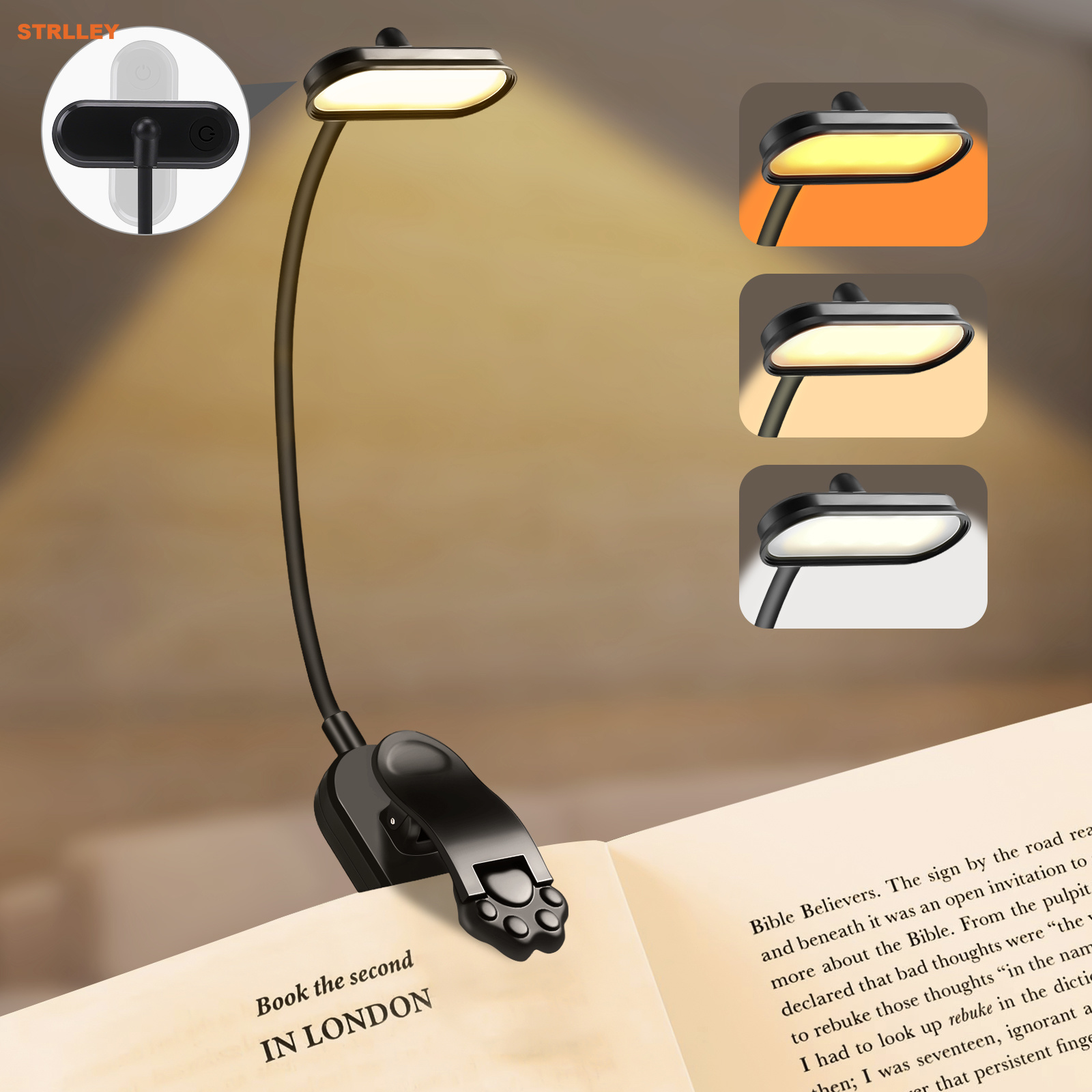 Luz de Leitura LED Recarregáve - Book Light Flexible avaliação e preço