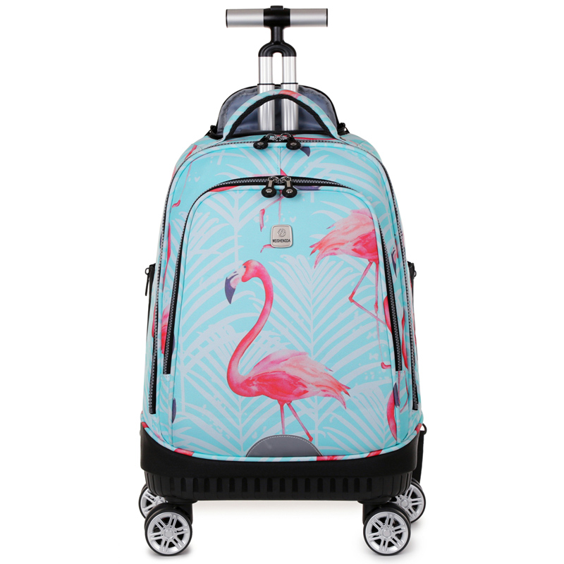 Mochila rolante com rodas gira - Travel Router Accessories avaliação e preço
