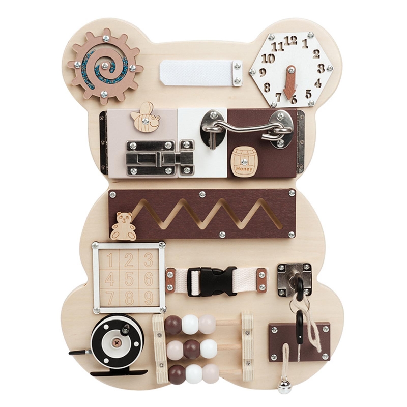Montessori atividade placa bri - Travel Accessories Baby avaliação e preço