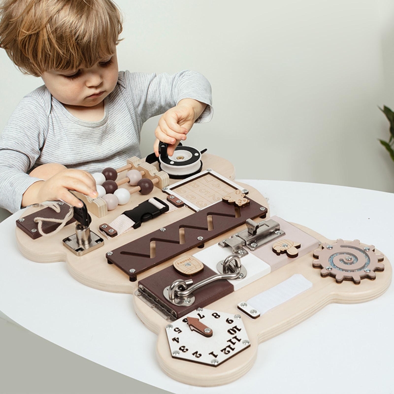 Montessori atividade placa bri - Travel Accessories Baby avaliação e preço