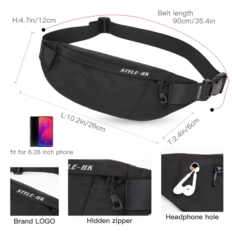 Bolsa de Cintura Heroic Knight - Travel Accessories For Men avaliação e preço